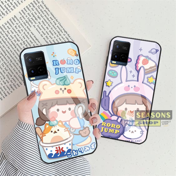 Softcase Kaca Samsung A03s | Softcase Glass Samsung A03s l Casing Hp Samsung A03s | Miror Case Samsu