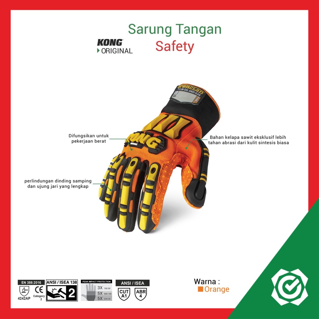 Sarung Tangan Safety KONG