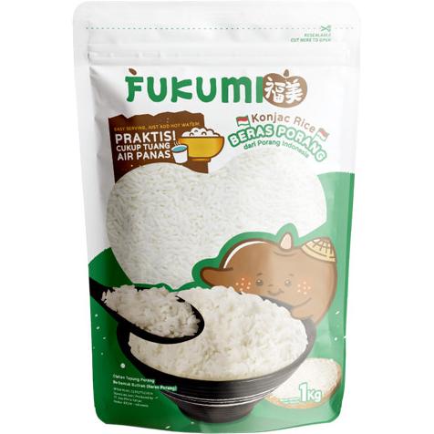 

(Satuan) Beras Putih Porang Konjac Konjak Rice FUKUMI 1 Kg 1kg Halal