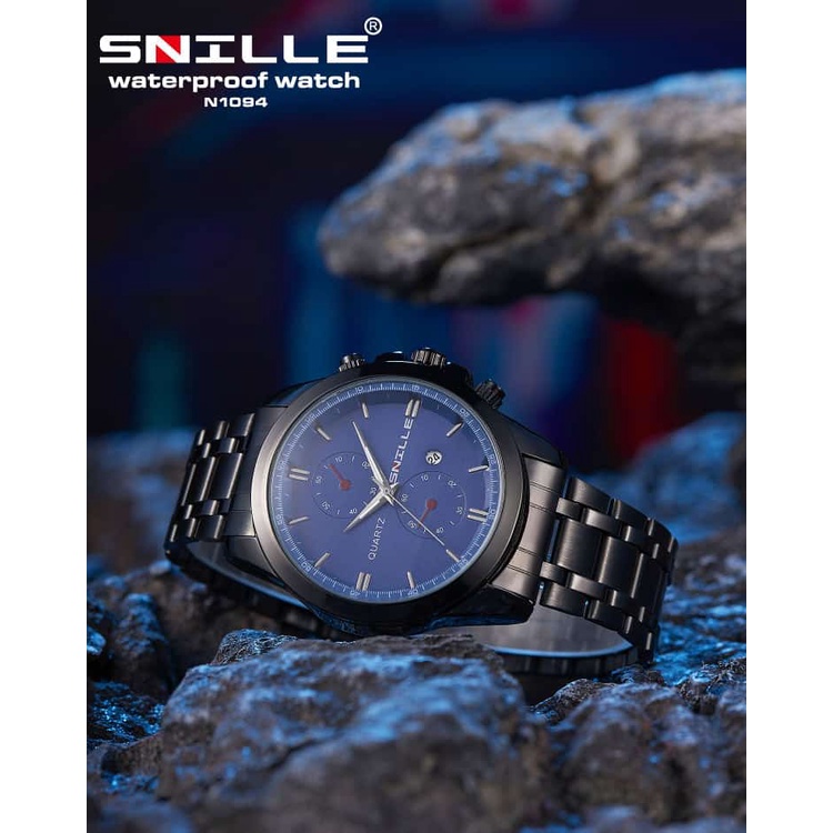 Snille Jam Tangan Rantai Wanita Unisex Original Asli Anti Air Waterproof 1094