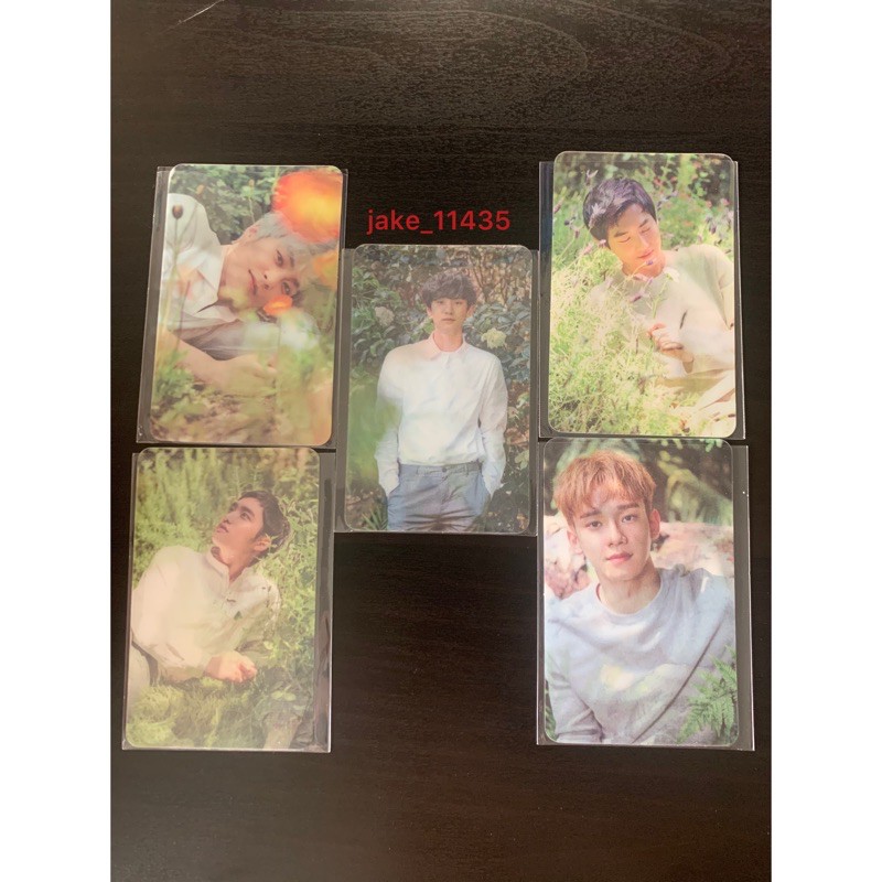 [BOOKED] PC PHOTOCARD LENTICULAR LENTI EXO NATURE REPUBLIC DO CHANYEOL SUHO XIUMIN CHEN