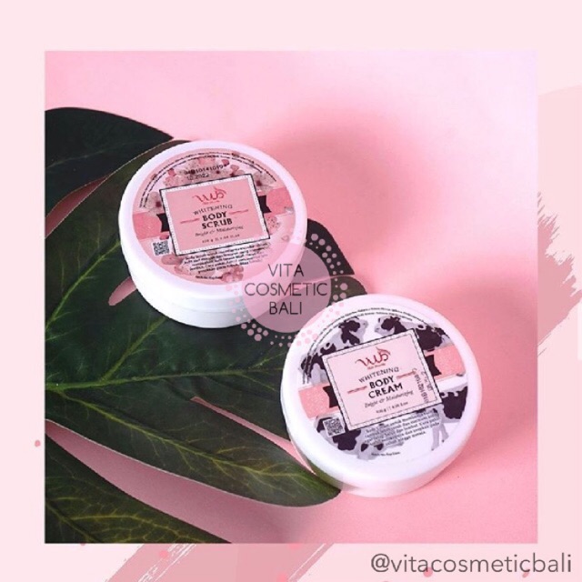 WUB Body Scrub / WUB Body Cream