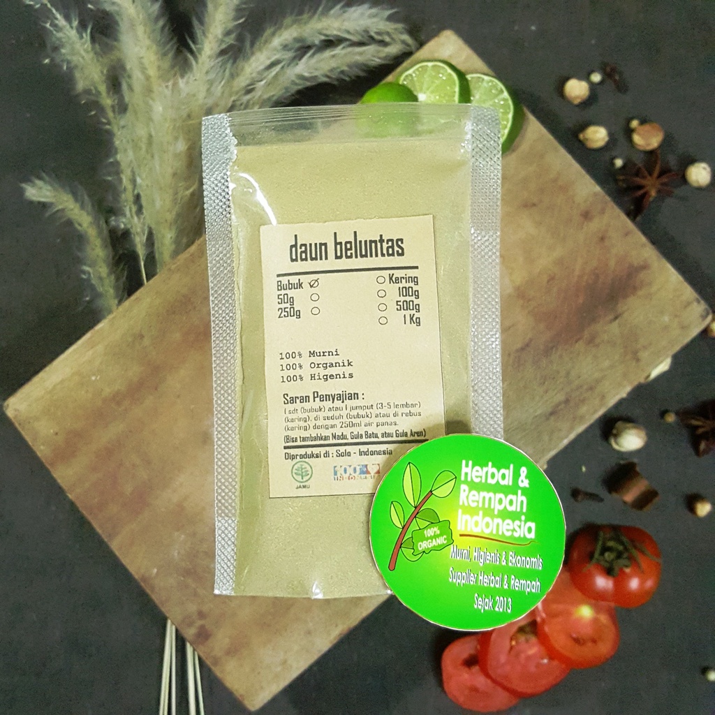 

Daun Beluntas Bubuk - 50 GR / REMPAH / JSR / 100% MURNI