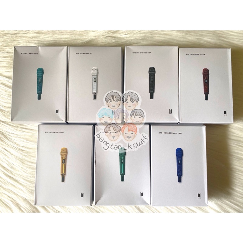 READY STOCK BTS MIC BADGE MIC PIN HYBE INSIGHT