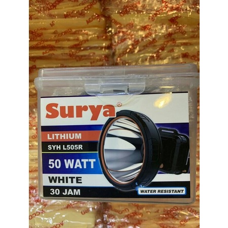 Senter Kepala Surya 50 Watt SYH L 505 R L505R Headh Lamp Harga Promo