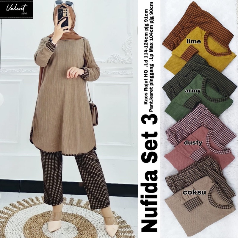 NUFIDA SET RAJUT HIGH QUALITY by VALENT