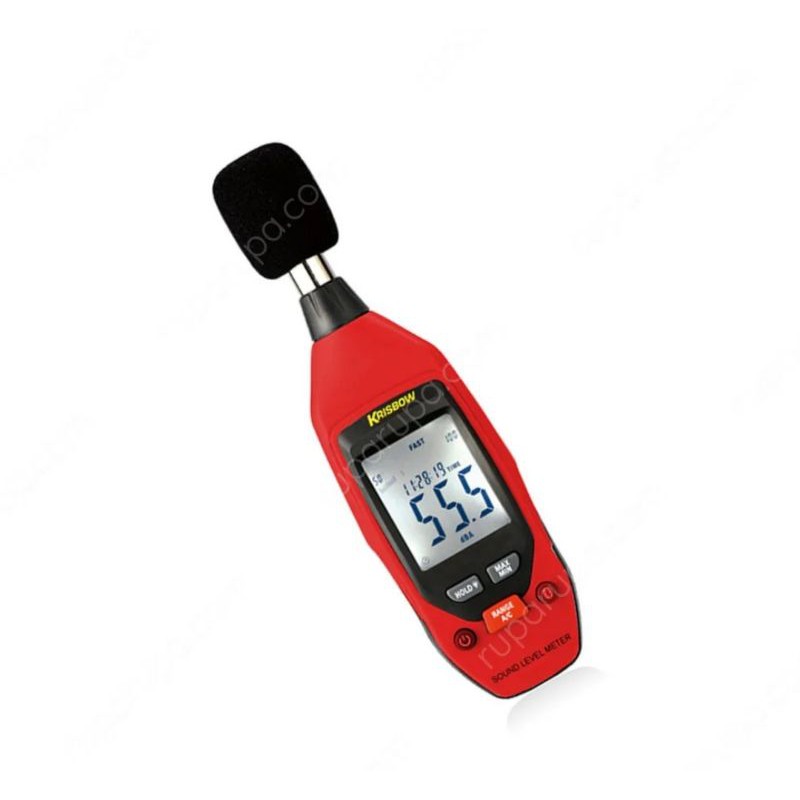 krisbow db sound meter digital 35-130db