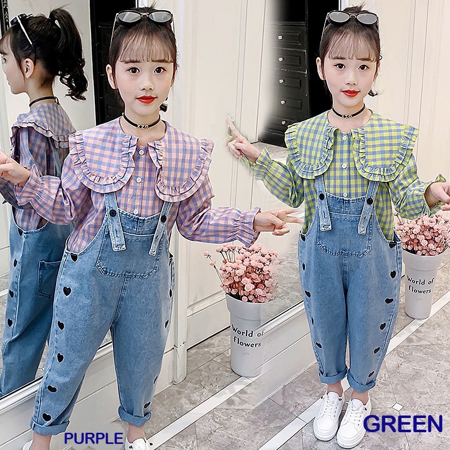 Baju Overall Anak Perempuan PREMIUM Love