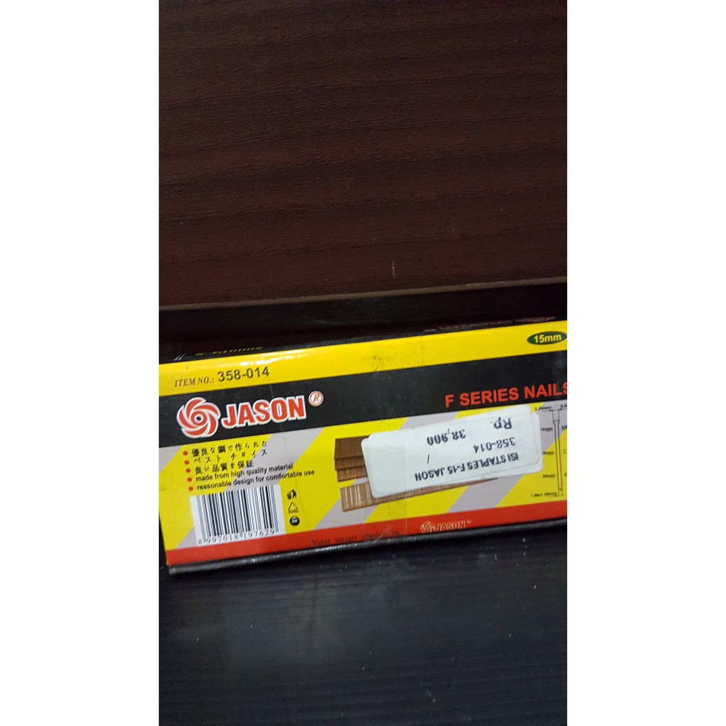 

Isi Staples Kualitas Tipe F15 Jason / Isi Stapler / Isi Paku Tembak