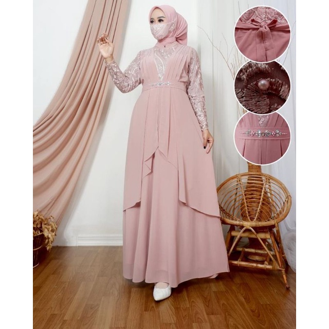 GAMISJELITA DRESS/GAMISMODERN/PREMIUM/GAMISTULLE/GAMIS PESTA KEKINIAN