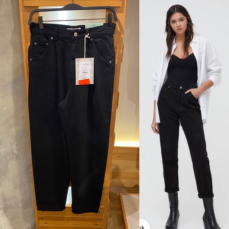 slouchy jeans pull and bear size 36/M dari harga 600rb