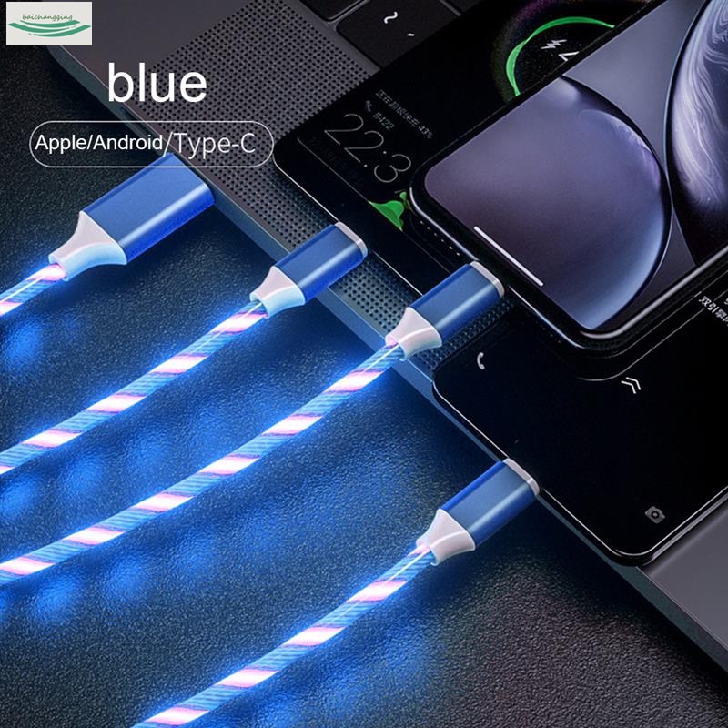 3 In 1 LED Fast Charging Cable