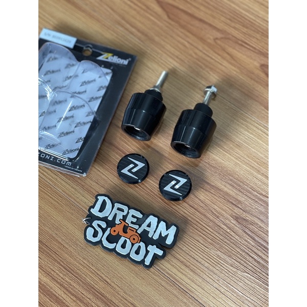 Stabilizer zelioni Bar End Zelioni Vespa Sprint Vespa Primavera Vespa S Vespa LX Black Series