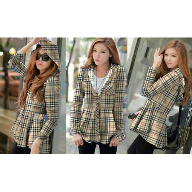 Promo Hem Hoodie Burberry Choco Diskon