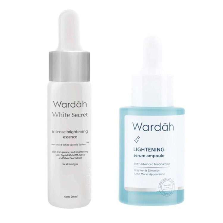 Wardah Serum Power Duo (Lightening serum Ampoule &amp; white secret serum)