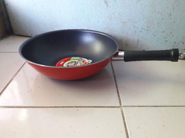 Maxim Hero Wok Wajan Penggorengan Teflon Dalam 28 Cm