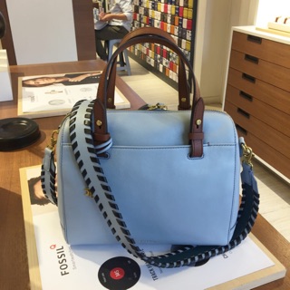  Tas  Fossil  Rachel Horizon Blue Satchel Shopee  Indonesia