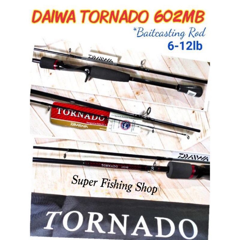 Joran Baitcasting Daiwa Tornado 602MB Ring Fuji