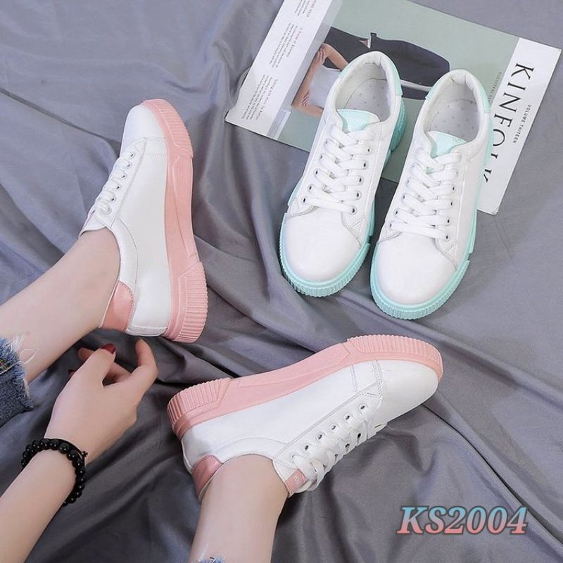 [SALE] LITTLE WHITE SNEAKERS WANITA KOREAN KS2004 KS