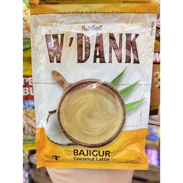 

Nutrisari w’dank bajigur coconut latte renceng isi 10 sachet