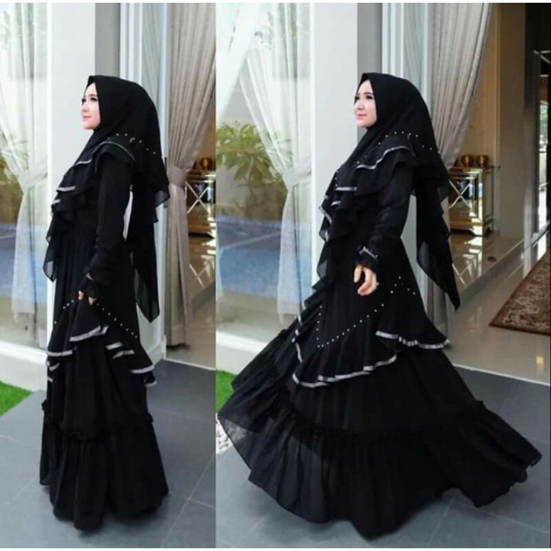 Gamis syar'i  Original by shellasaukia premium
