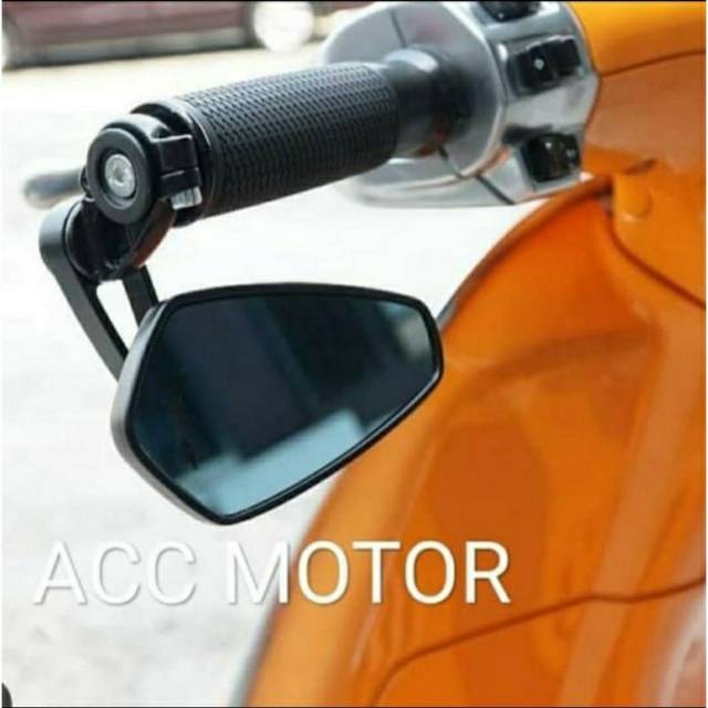 spion jalu oval cnc spion bar end universal fazzio vespa beat mio scoopy genio vario dll