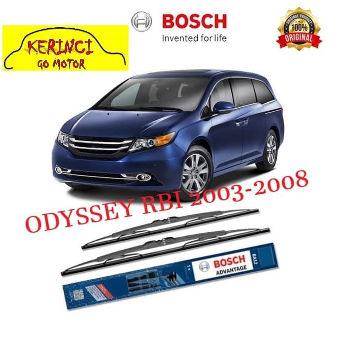 WIPER HONDA ODYSSEY RB1 2003-2008 BOSCH ADVANTAGE 24&quot; &amp; 24&quot; SEPASANG