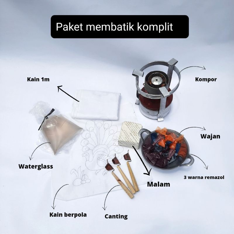 BATIK LENGKAP /PAKET ALAT BATIK LENGKAP &amp; HEMAT