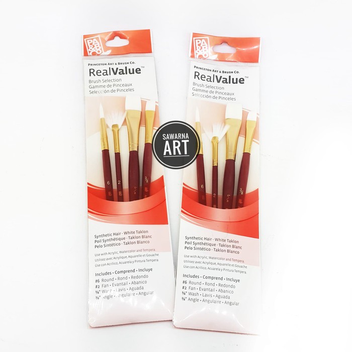 

Princeton RealValue Taklon Brush Sets