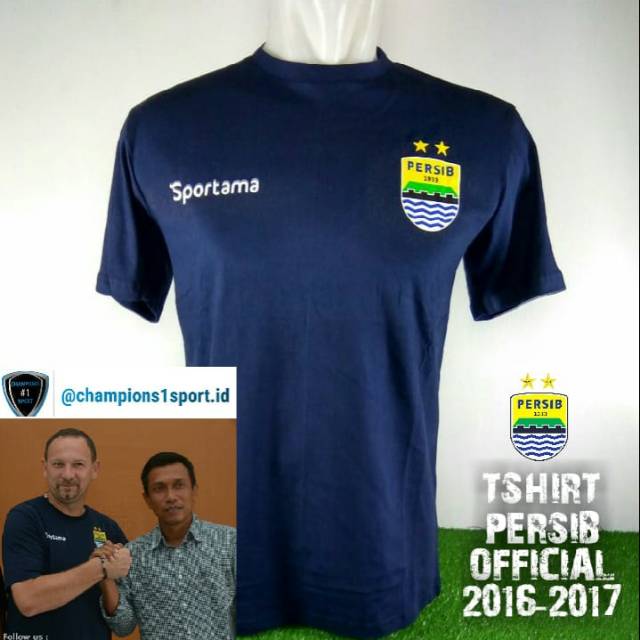 Kaos Persib Official 2016 Navy