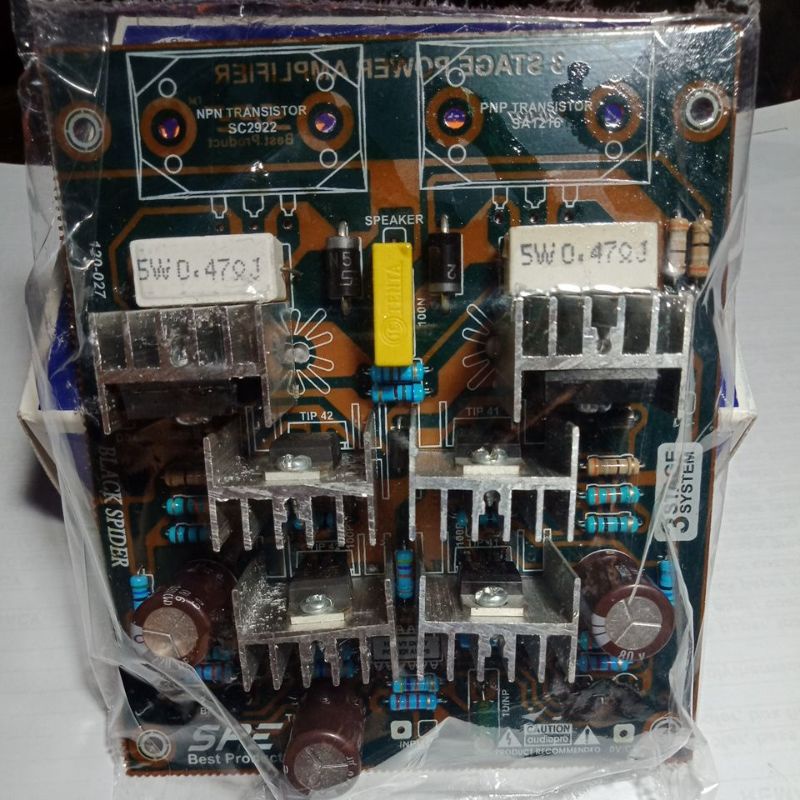 driver power 3 tingkat black spider