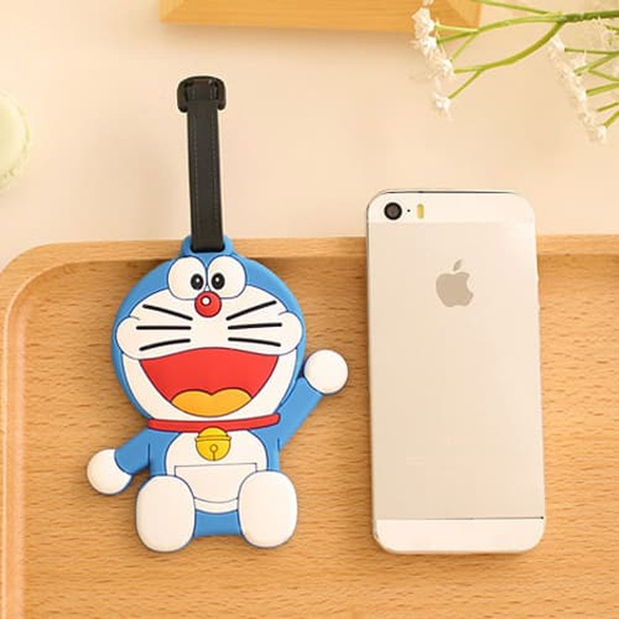 tag koper kartun travel silikon ID card silicone luggage tag