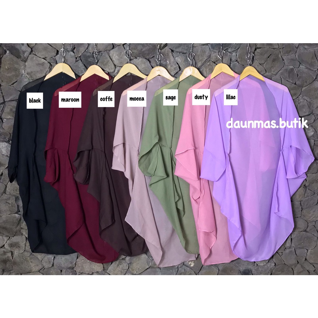 1KG MUAT 10PCS | BASIC OUTER SCARF POLOS HITS OOTD SELEBGRAM GROSIR MURAH