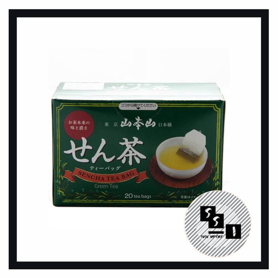 

Yamamotoyama Sencha Tea Bag / green tea/ minuman sehat 40g