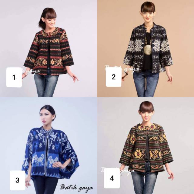 BLAZER TENUN IKAT ETHNIC TRADISIONAL OUTERWEAR TENUN IKAT