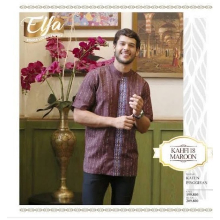 KOKO DEWASA ETHICA KAHFI 18 MAROON ( COD )