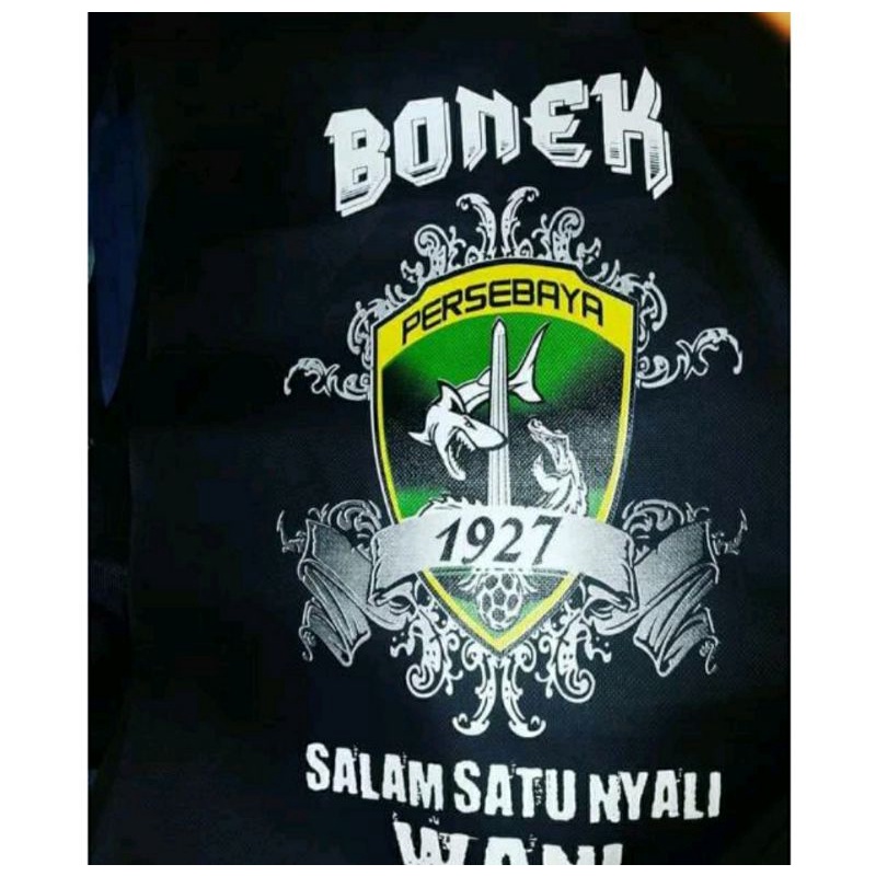 Cover Kulit Jok motor motif gambar Bonek Persebaya #vega #beat #mio #satria #vixion #spin #tiger