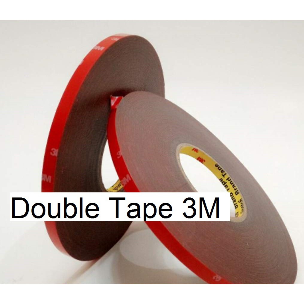 Double Tape Model 3M 8mm panjang 30meter Perekat Variasi Mobil