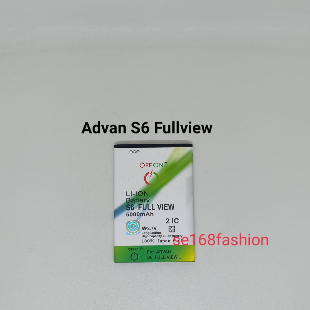 Baterai ADVAN S6 FullView Double Power Batre Batere Battery