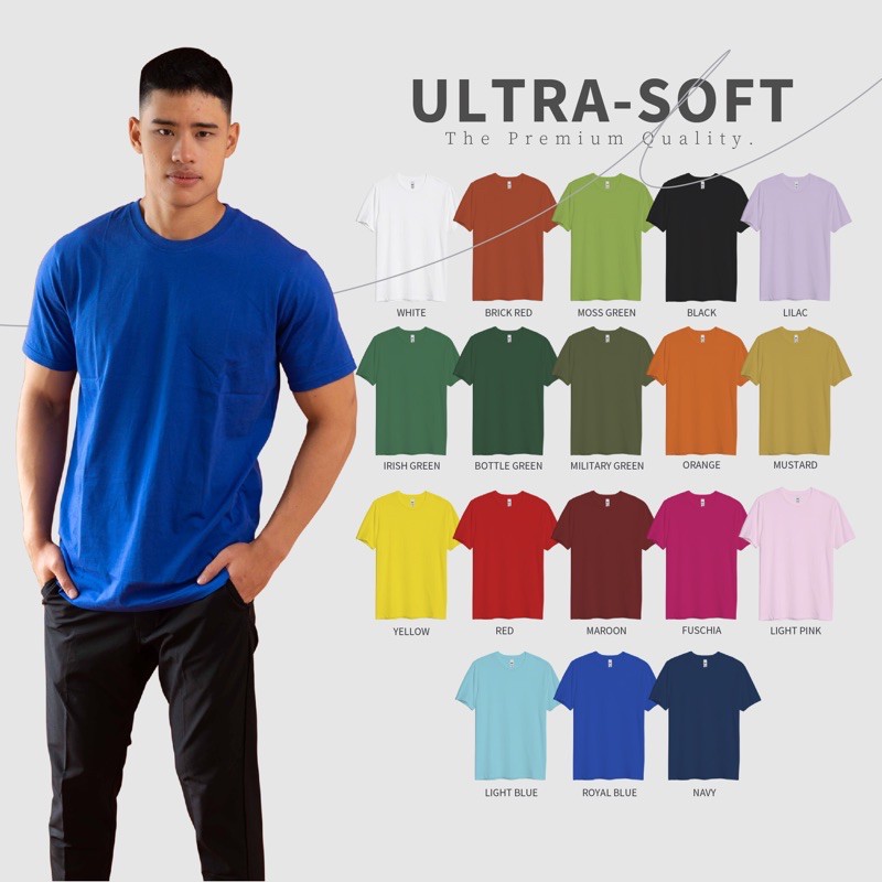 YARN &amp; SPINDLE Kaos Polos Ultrasoft  30s Cotton Combed