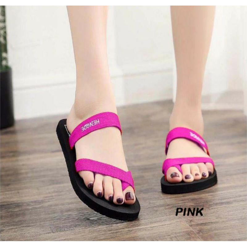 sandal hengde tali silang sandal wanita