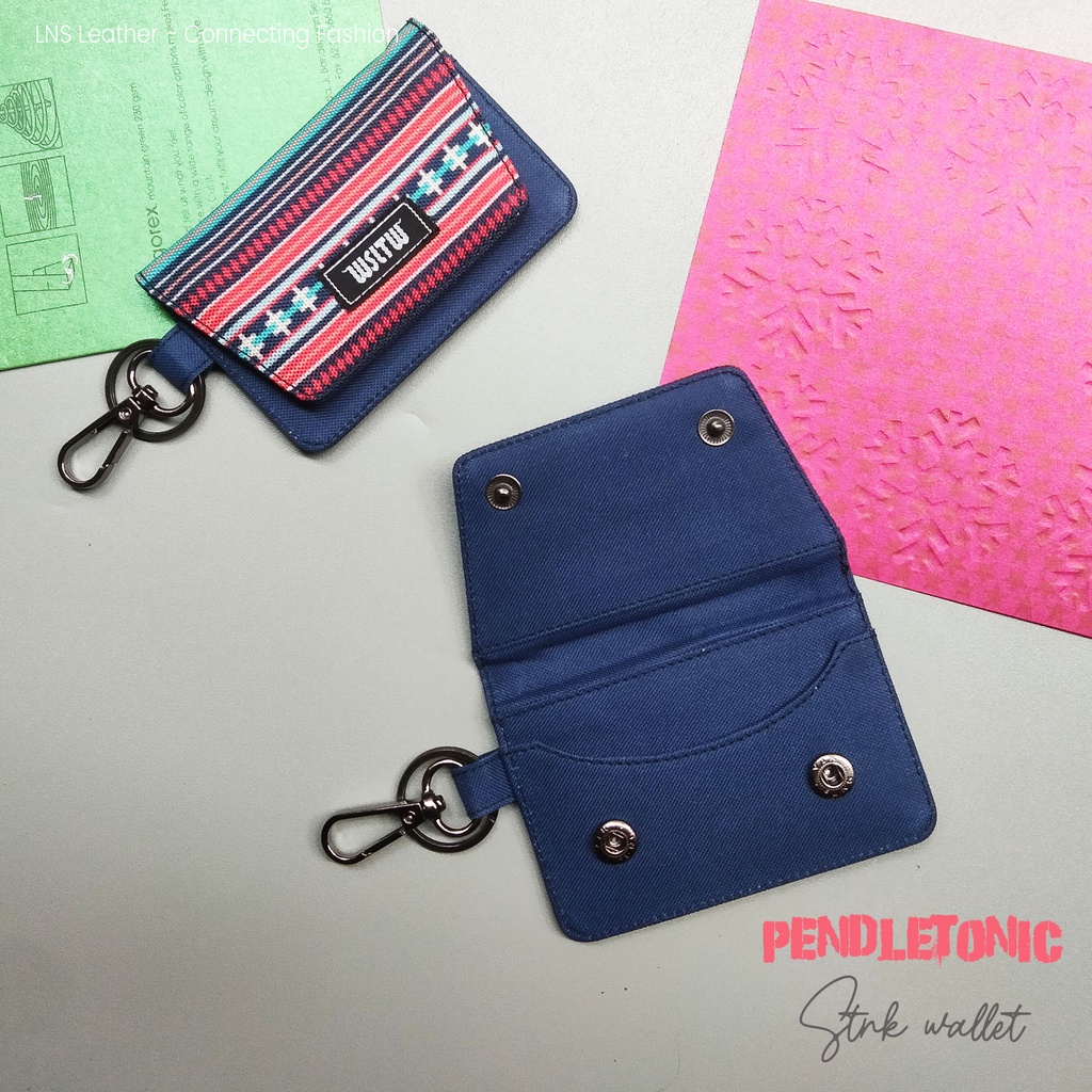 Dompet STNK E-Toll Mobil Gantungan Kunci Stnk Motor Pendletonic Edition