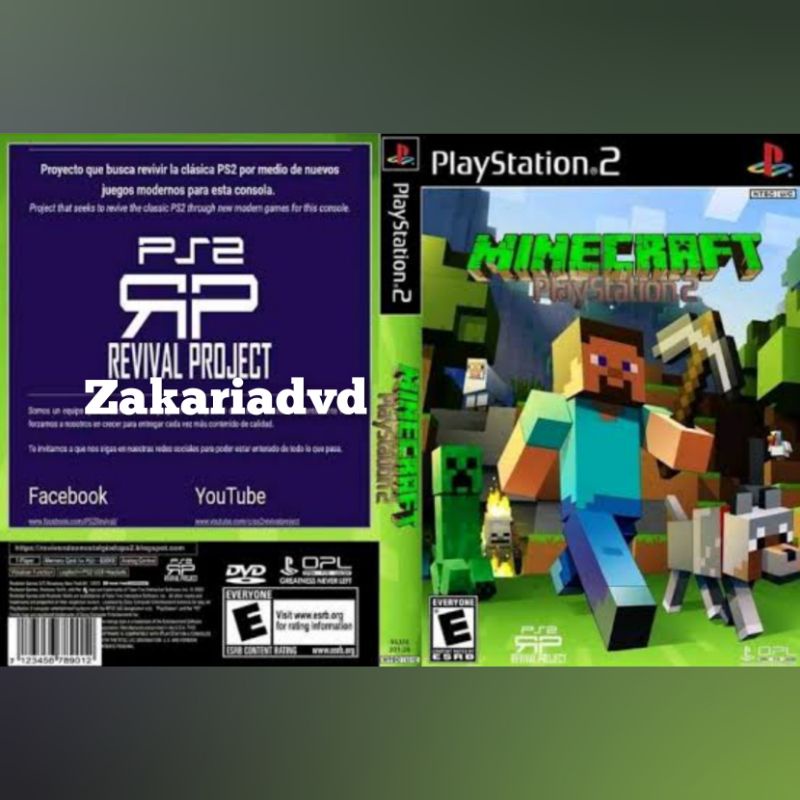 Kaset Ps 2 MINECRAFT