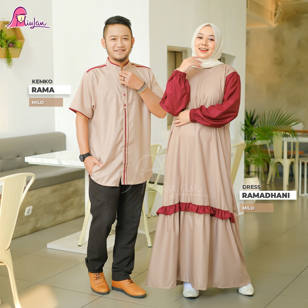 COUPLE SET GAMIS DEWASA RAMADHANI DAN KEMKO RAMA ORIGINAL MIULAN [BISA COD]