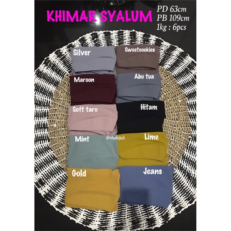 ANQUEELA | Khimar SYALUM ceruty babydoll