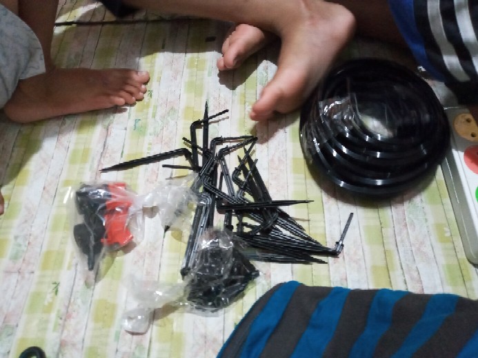 Selang Pe 3 X 5mm Alat Siram Hose Irigasi Hidroponik Fertigasi Sprayer Hdpe Taman Kebun Kran Air