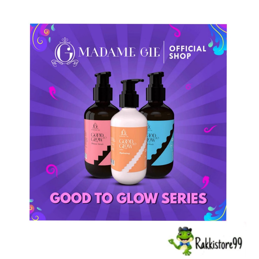 ❣️Rakkistore99❣️Madame Gie Good To Glow I Scrub | Body Wash | Lotion