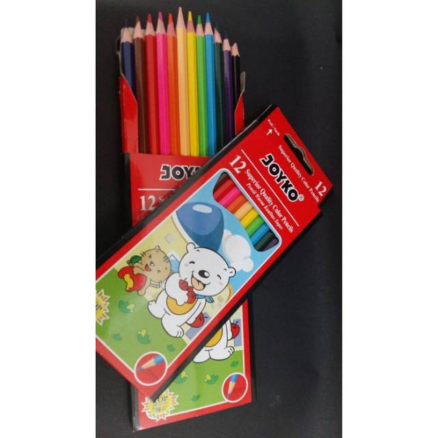 

Joyko pencil colour 12 warna (besar)