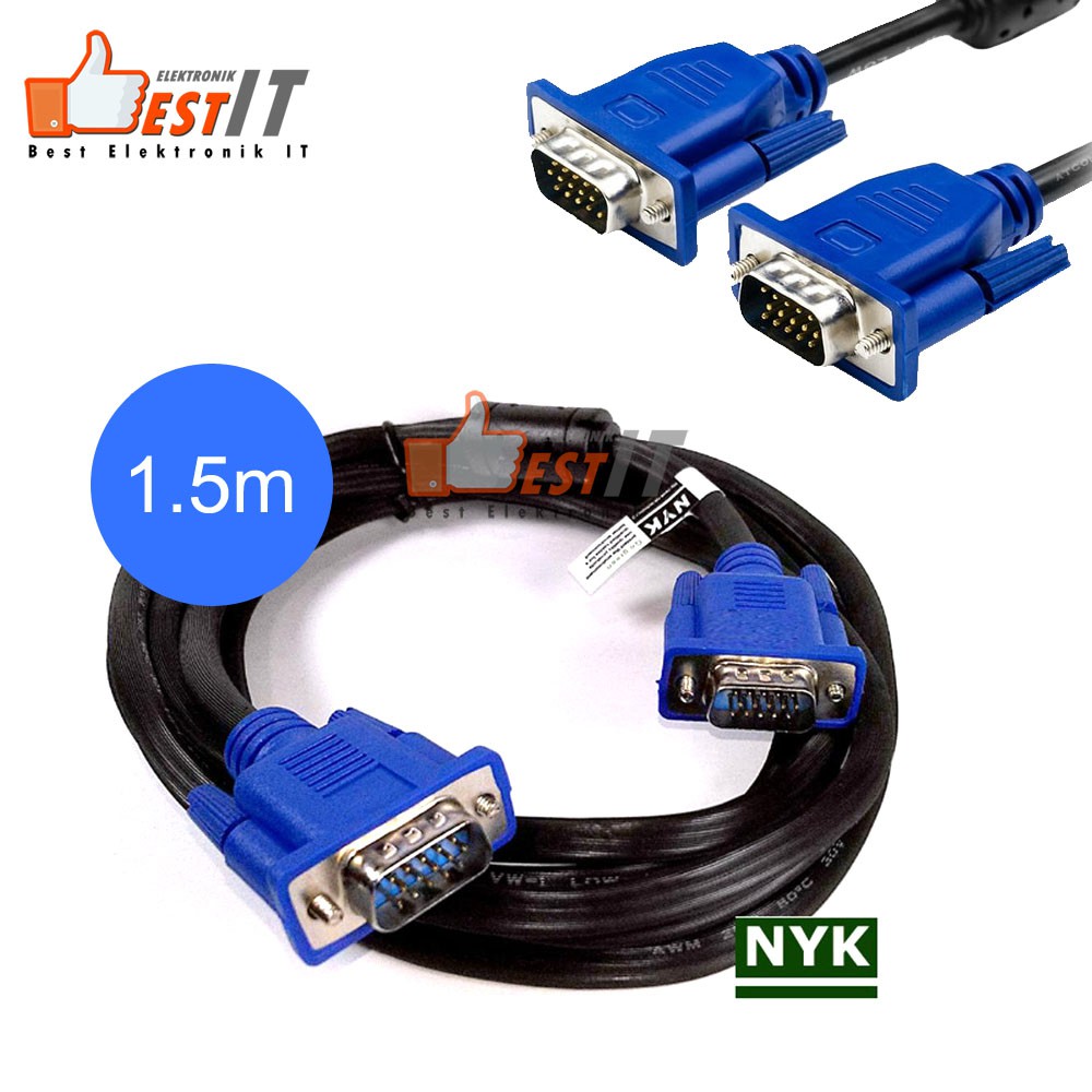 Kabel VGA 1.5 meter NYK