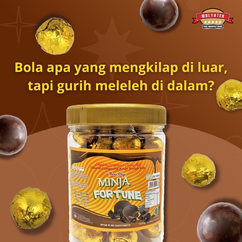 

Minja Fortune Chocolate Ball 45 pc x 7gr